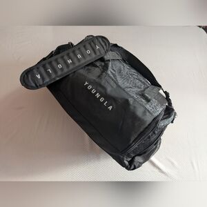 YOUNGLA 740 Elite Duffle Gym Bag Unisex Black Nylon